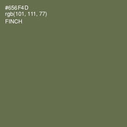 #656F4D - Finch Color Image