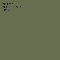 #656F4F - Finch Color Image