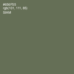 #656F55 - Siam Color Image