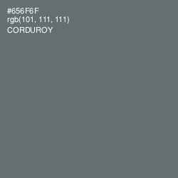 #656F6F - Corduroy Color Image