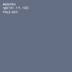 #656F84 - Pale Sky Color Image