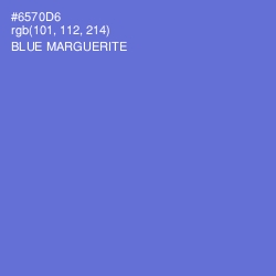 #6570D6 - Blue Marguerite Color Image