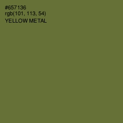 #657136 - Yellow Metal Color Image