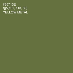 #65713E - Yellow Metal Color Image