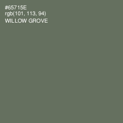 #65715E - Willow Grove Color Image