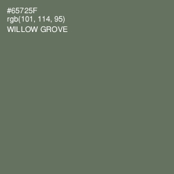 #65725F - Willow Grove Color Image