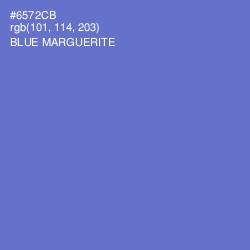 #6572CB - Blue Marguerite Color Image