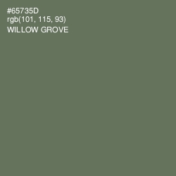 #65735D - Willow Grove Color Image