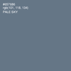 #657686 - Pale Sky Color Image