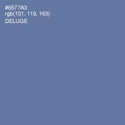 #6577A3 - Deluge Color Image