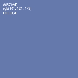 #6579AD - Deluge Color Image