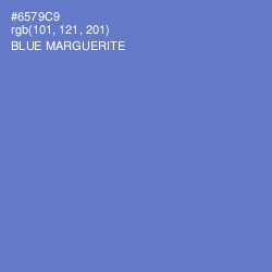 #6579C9 - Blue Marguerite Color Image