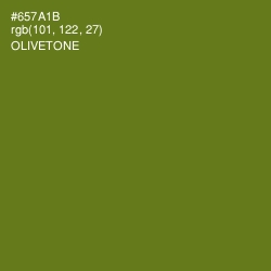 #657A1B - Olivetone Color Image