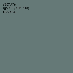 #657A76 - Nevada Color Image