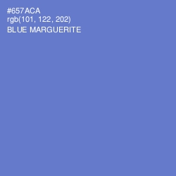 #657ACA - Blue Marguerite Color Image