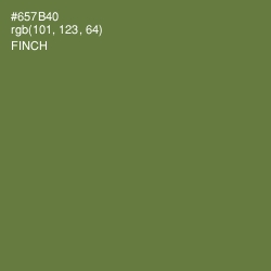 #657B40 - Finch Color Image