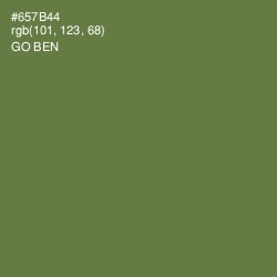 #657B44 - Go Ben Color Image