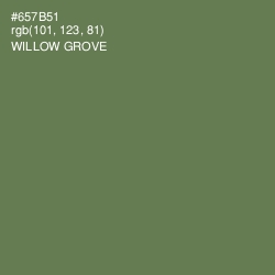 #657B51 - Willow Grove Color Image