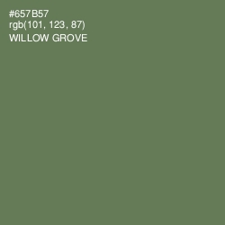 #657B57 - Willow Grove Color Image