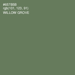 #657B5B - Willow Grove Color Image