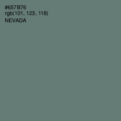 #657B76 - Nevada Color Image