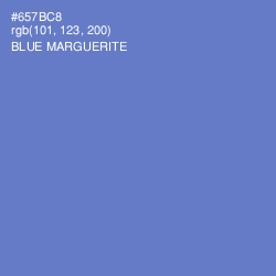 #657BC8 - Blue Marguerite Color Image