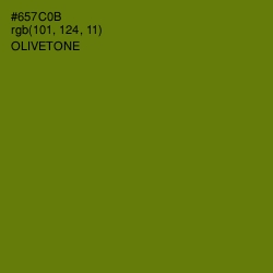 #657C0B - Olivetone Color Image