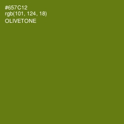 #657C12 - Olivetone Color Image