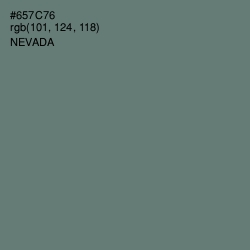 #657C76 - Nevada Color Image