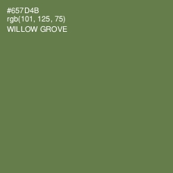 #657D4B - Willow Grove Color Image