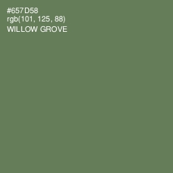 #657D58 - Willow Grove Color Image