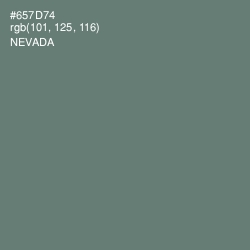 #657D74 - Nevada Color Image