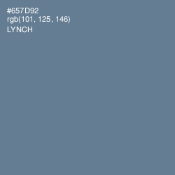 #657D92 - Lynch Color Image