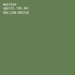 #657E54 - Willow Grove Color Image