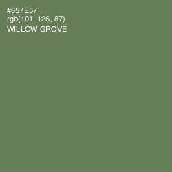 #657E57 - Willow Grove Color Image