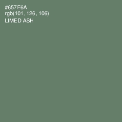 #657E6A - Limed Ash Color Image
