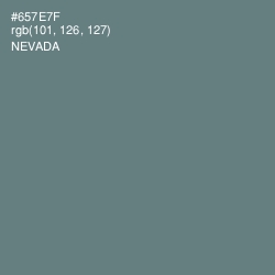 #657E7F - Nevada Color Image