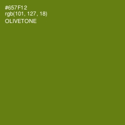 #657F12 - Olivetone Color Image