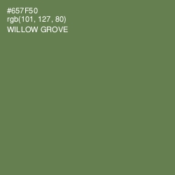 #657F50 - Willow Grove Color Image