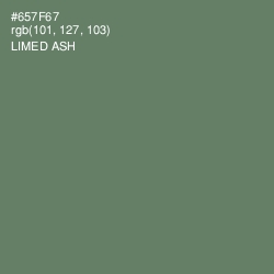 #657F67 - Limed Ash Color Image