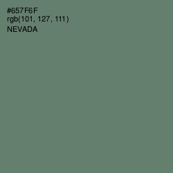 #657F6F - Nevada Color Image