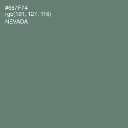 #657F74 - Nevada Color Image