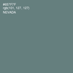 #657F7F - Nevada Color Image