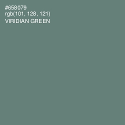 #658079 - Viridian Green Color Image