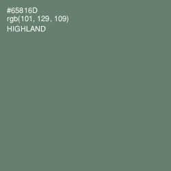 #65816D - Highland Color Image