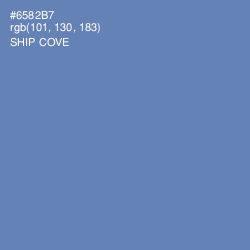 #6582B7 - Ship Cove Color Image