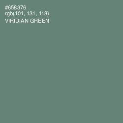 #658376 - Viridian Green Color Image