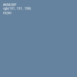 #65839F - Hoki Color Image