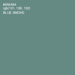 #658A84 - Blue Smoke Color Image