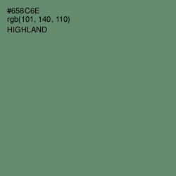 #658C6E - Highland Color Image